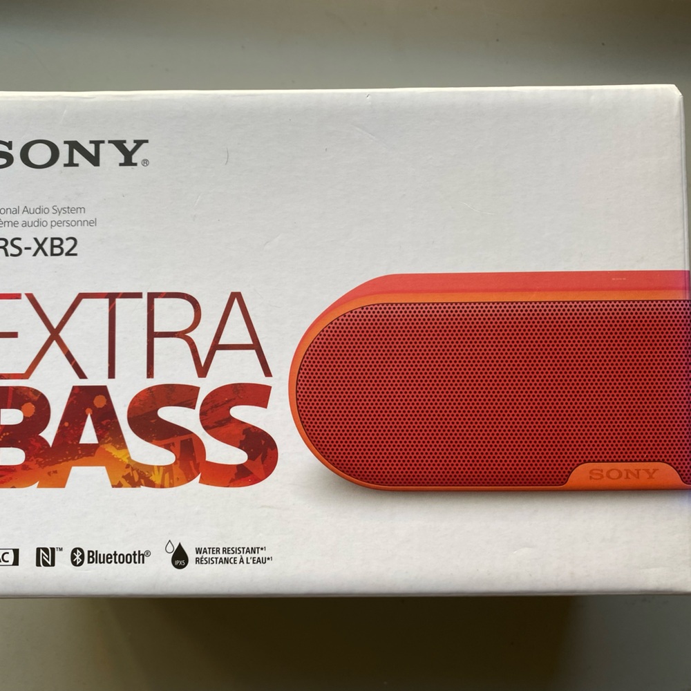 Sony SRS-XB2 Extra Bass Bluetooth Speaker - Orange